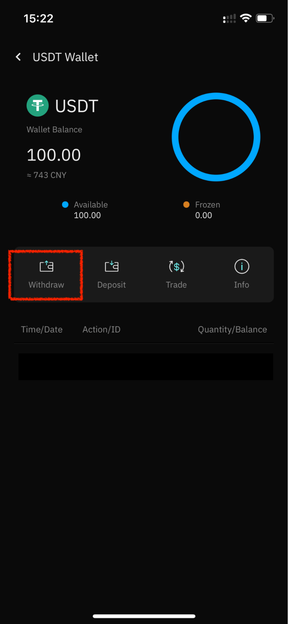 Image for usdt withdrawal (App)